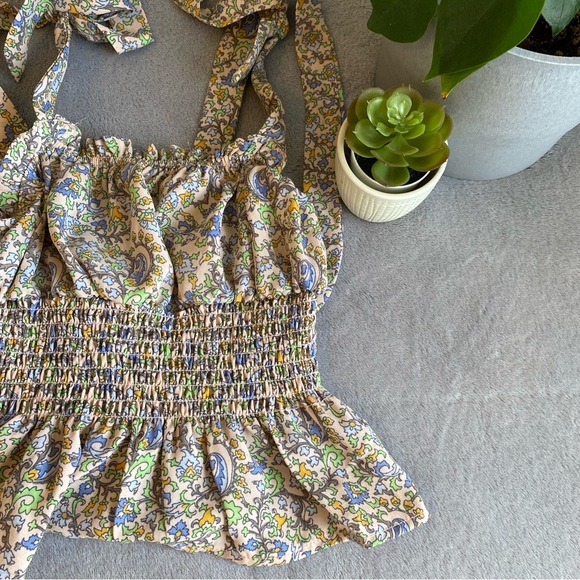 Forever 21 paisley tanktop size small - Picture 2 of 4